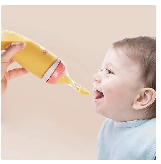 BabySnug™ - Feeding Silicone Bottle Spoon - BabySnug