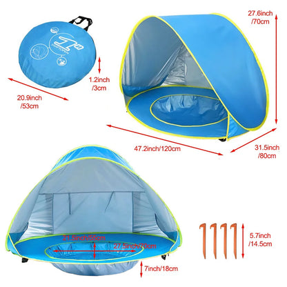 Portable Beach Tent with Shade Pool