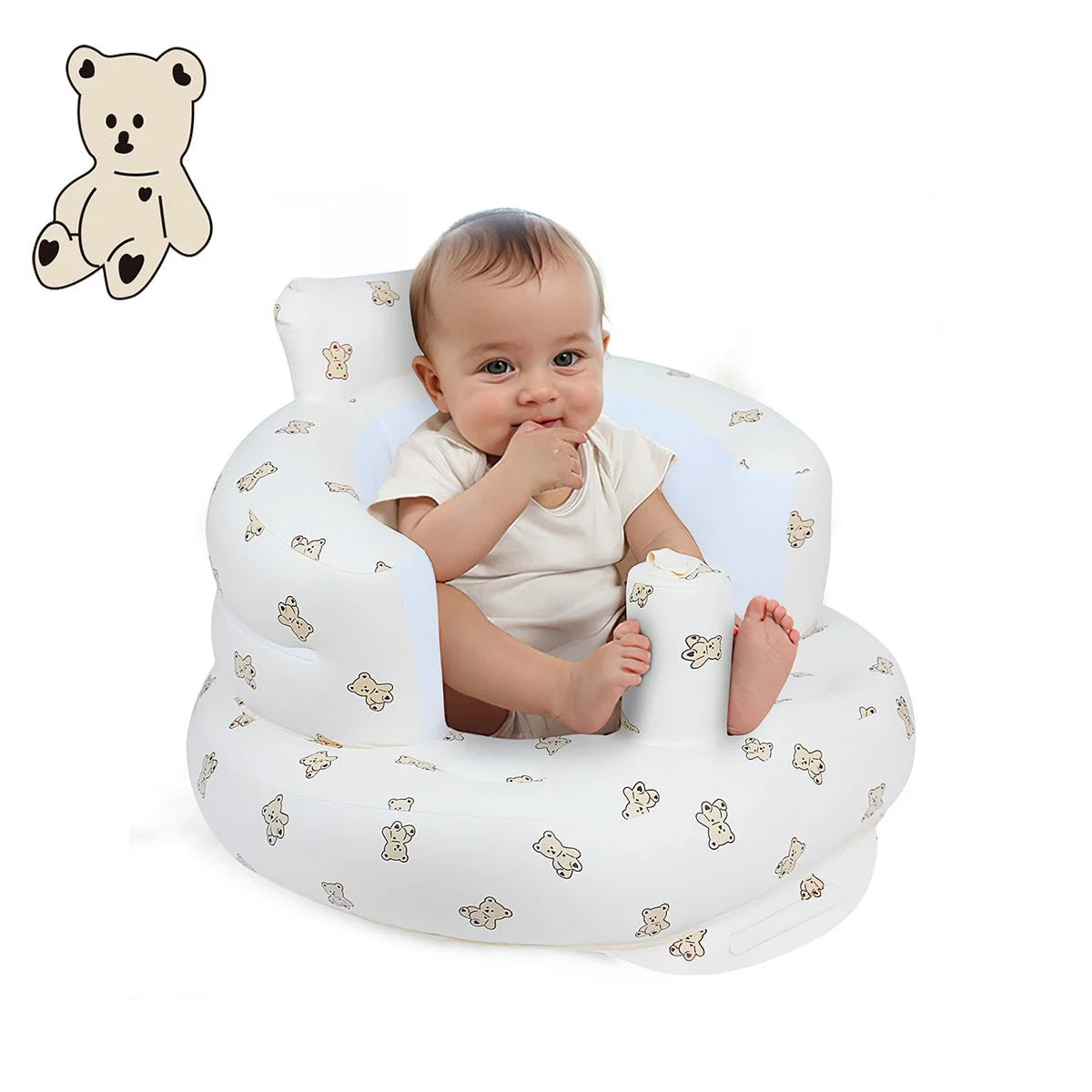 BabySnug Inflatable Seat Comfortable Portable Baby Seating