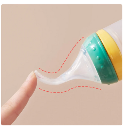 BabySnug™ - Feeding Silicone Bottle Spoon - BabySnug