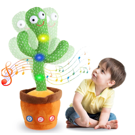 BabySnug™ Interactive Dancing & Talking Cactus Toy - BabySnug