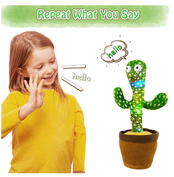 BabySnug™ Interactive Dancing & Talking Cactus Toy - BabySnug