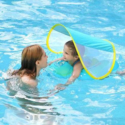 BabySnug™ - Baby Swimming Float With Canopy - BabySnug