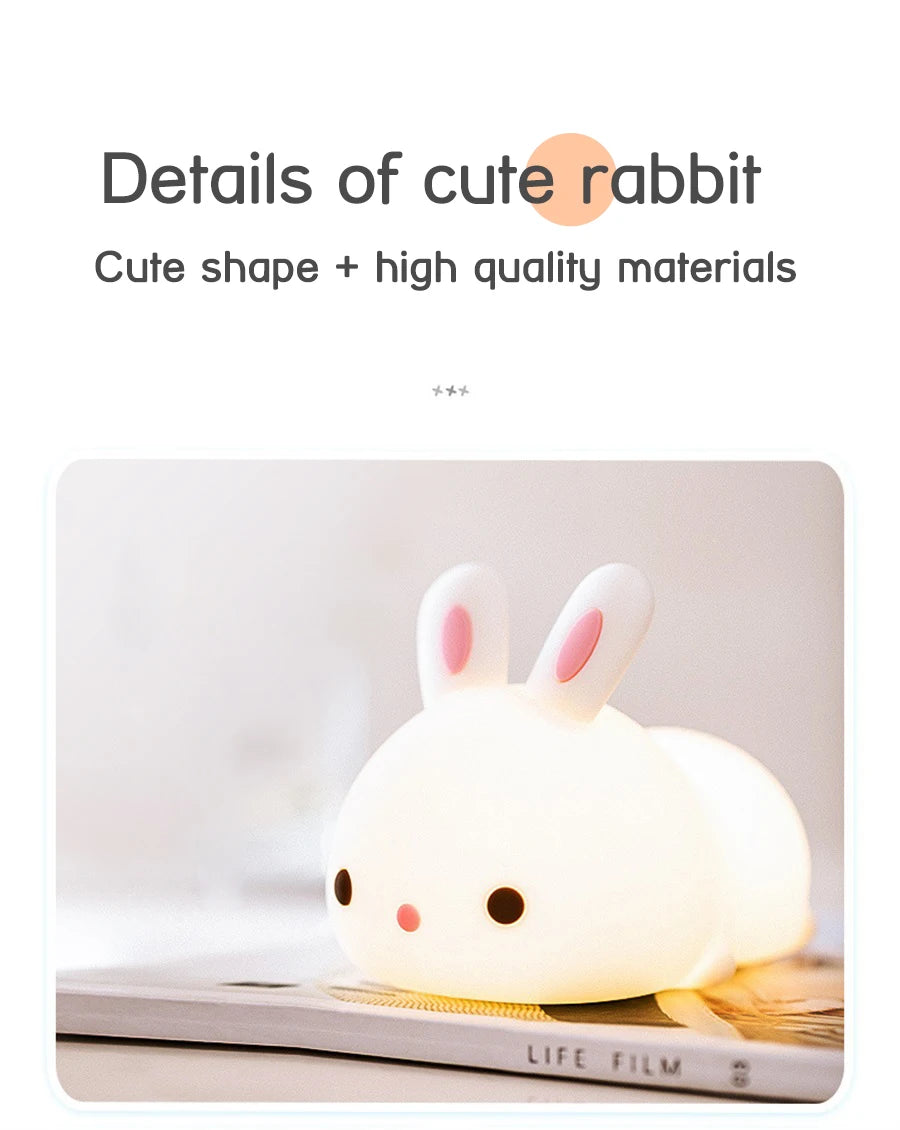 BabySnug™ Silicone Bunny Lamp - BabySnug